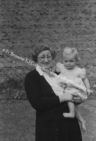 MRS ROSS WITH BRIGID MARY (GODCHILD)  NED AND KITTY MOLONEY WITH B-M